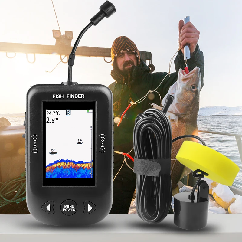 에르창 XF03 어군탐지기 45도 100M 휴대용 어군 - Fish Finder Cable 리뷰 및 가격