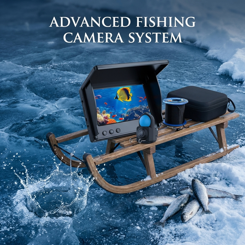 수중 낚시 카메라 4.3인치 HD 1080P 모니터 어 - Fish Finder Case 리뷰 및 가격